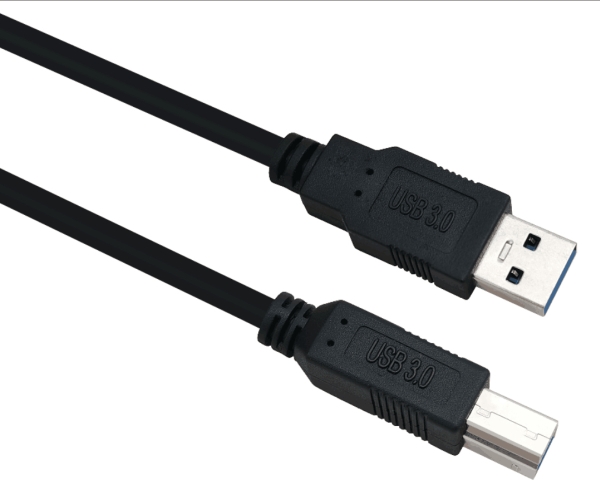 Helos 288328, 1 M, Usb A, Usb B, Usb 3.2 Gen 1 (3.1 Gen 1), Schwarz