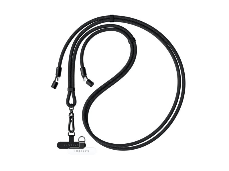 Satechi Onthego Crossbody Lanyard Cable Black