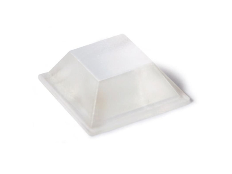 Durable klæbepuder/beskyttere ADHESIVE BUMPERS 20x20 H7 gennemsigtig 9 stk