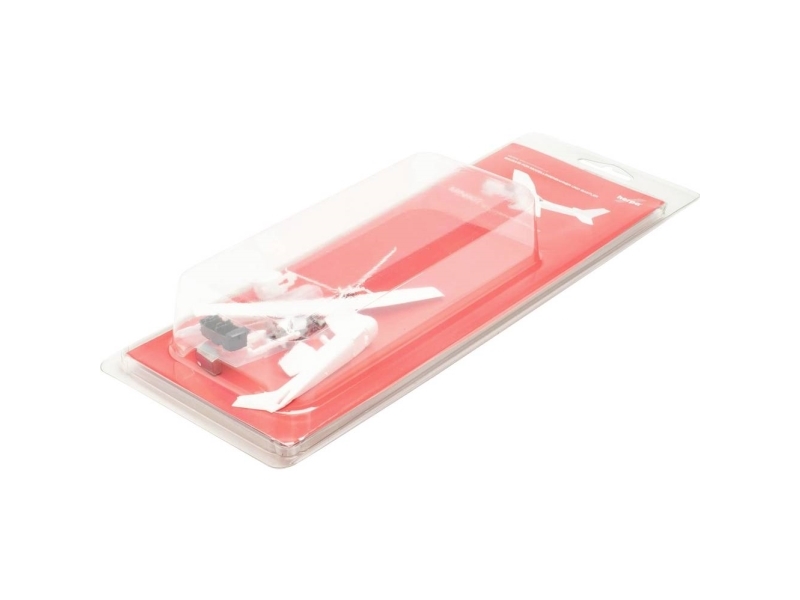 Herpa 013789-002 H0 Flugzeugmodellbau Sportflugzeug, Propeller Silber