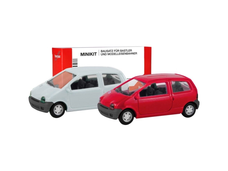 Herpa 012218-007 H0 Henkilöautomalli Renault Twingo, Vermelo Vivo ja kesäkuun vanilla