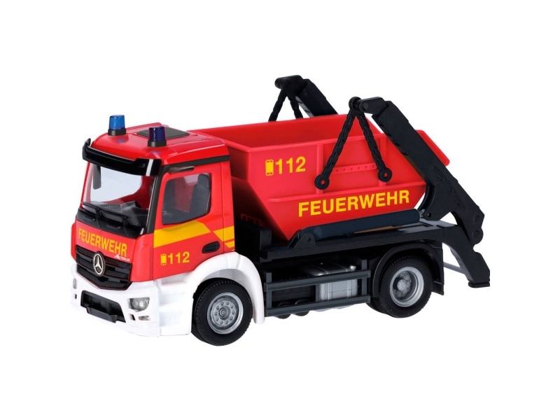 Herpa 98250 H0 Hätäajoneuvon malli Mercedes Benz Actros S naputuskone AK12 palokunta