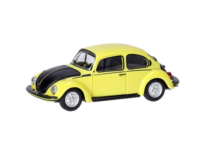 Herpa 421102 H0 Personbilsmodell Volkswagen Beetle 1303 den gul-svarta racern