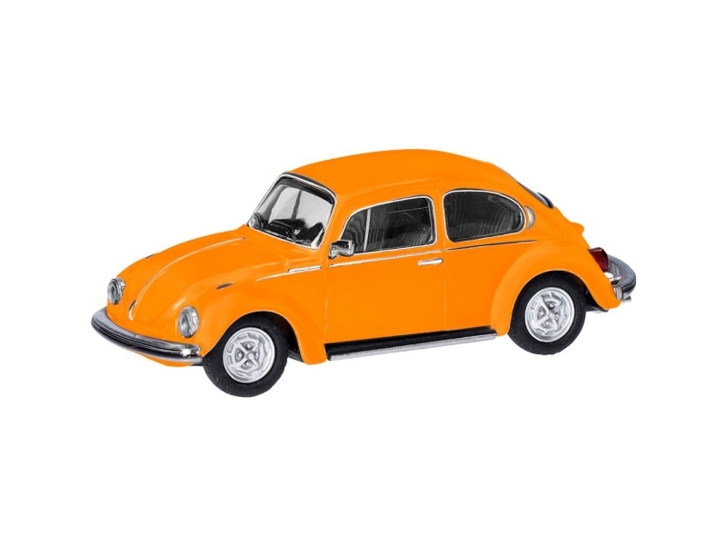 Herpa 421096-002 H0 Personbil model Volkswagen Bille 1303, lysende orange