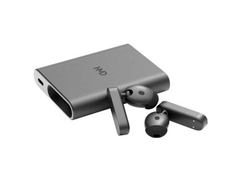 Hmd Amped Buds Sport In Ear Kopfhörer Bluetooth Schwarz Mikrofon Geräuschunterdrückung Schweißresistent