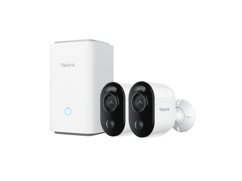 Reolink Hub 1 + 2X Argus Series B310, Baseenhed, Indendørs, Hvid, Reolink, 11 Bruger(E), Microsd (Transflash)