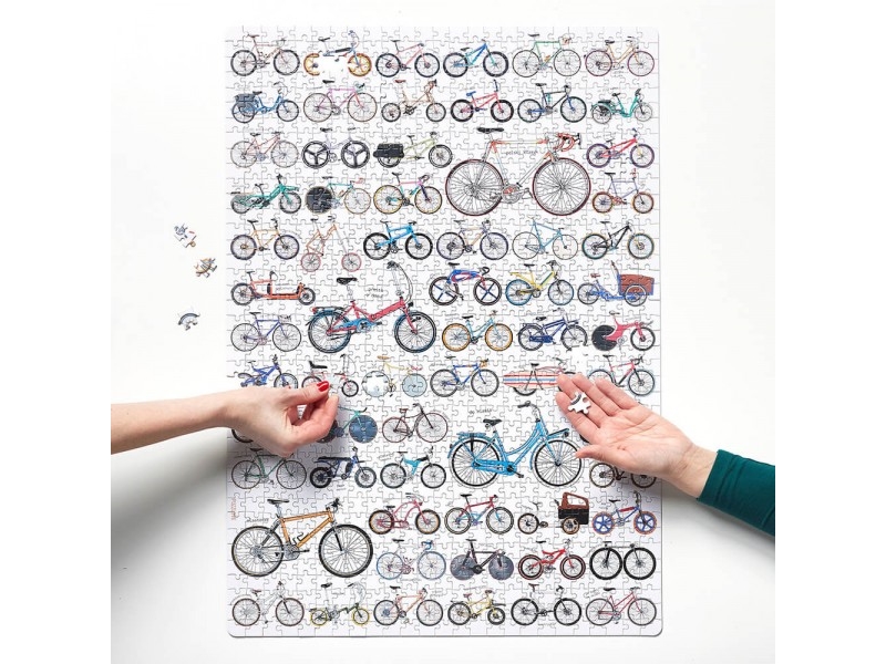 Puzzlove Czuczu Cykler Puslespil 1000 Brikker