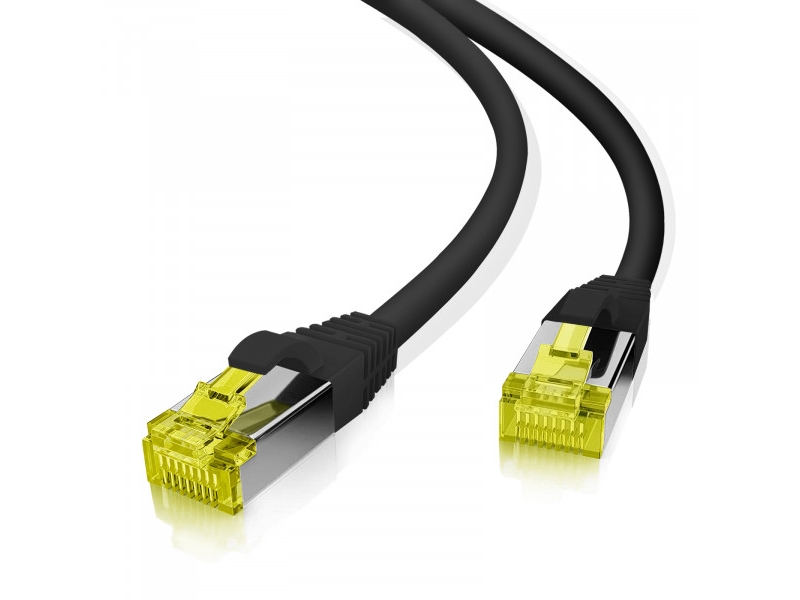 Helos Ultra Flex Patchkabel S/Ftp Cat 6A Tpe Schwarz 20,0M
