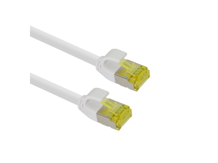 Helos 333107, 10 M, Cat6a, S/Ftp (S-Stp), Rj-45, Rj-45, Weiß