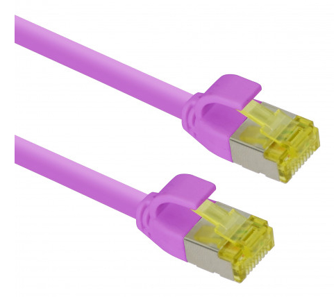 Helos 333111, 3 M, Cat6a, S/Ftp (S-Stp), Rj-45, Rj-45, Magenta