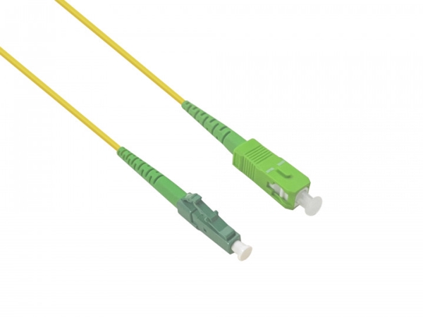Helos Lwl Simplex Patchkabel Sc/Apc-Lc/Apc G657 9/125Μm Os2, 1.0M