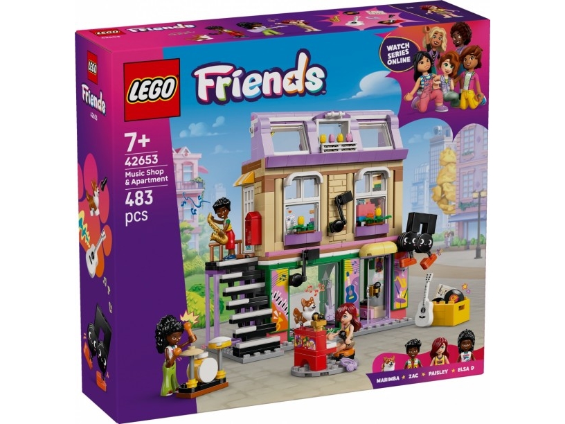 LEGO Friends 42653 Musikaffär & lägenhet | LEGO® - Alla LEGO | GameStuff