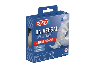 TESA 55810-00000-00, Monteringstejp, Transparent, 3 m, inomhus, 30 mm | Kontorsmaterial - Tejp & dispensrar - Kontors tejp | GameStuff