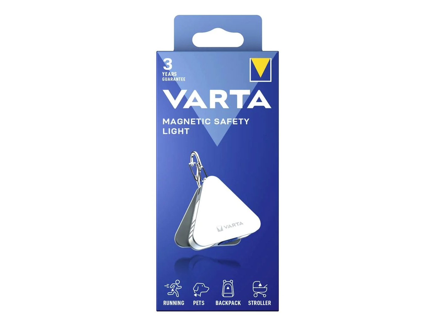 Varta 16621 101 121, Magnetisk sikkerhetslys, Hvit, Polyvinylklorid (PVC), Løping, Ingen mønster, LED - SOLO