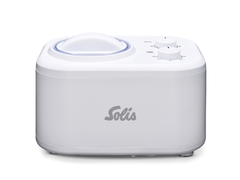 Solis Gelatissima, Traditionel ismaskine, 1 skåle, Hvid, Dreje | Köksapparater - Juice, is och vatten - Ismaskiner | GameStuff