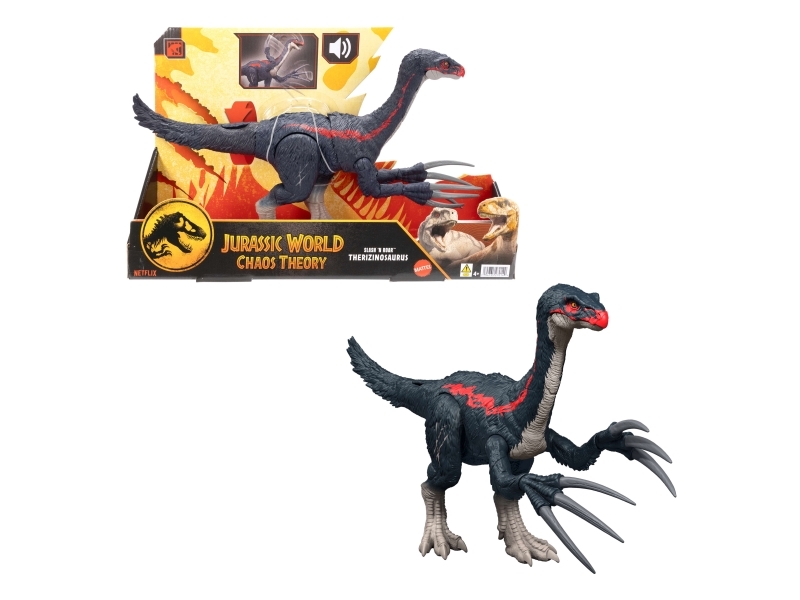 Jurassic World SLASH N ROAR Therizinosaurus, 4 År, Multifärg, Plast | Leksaker - Figurer & Dockor | GameStuff