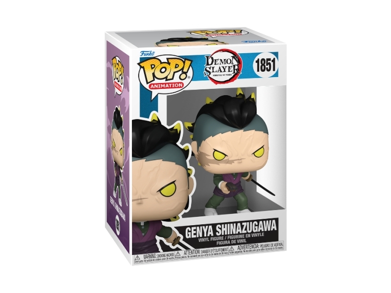 Funko Pop! Vinilinė Figūrėlė: Demon Slayer - Genya Shinazugawa, 10 Cm