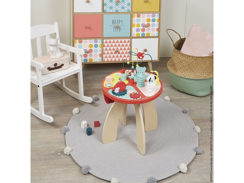JANOD J08018 Baby Forest Activity Tisch