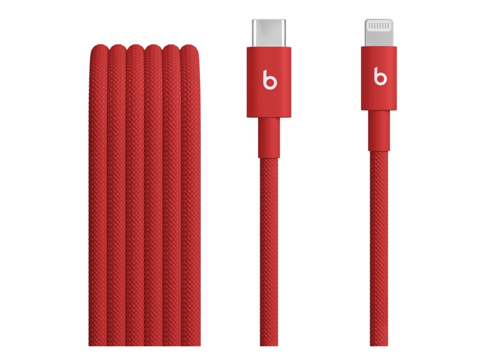 Apple Beats, 1,5 M, Lightning, Usb C, Männlich, Männlich, Rot
