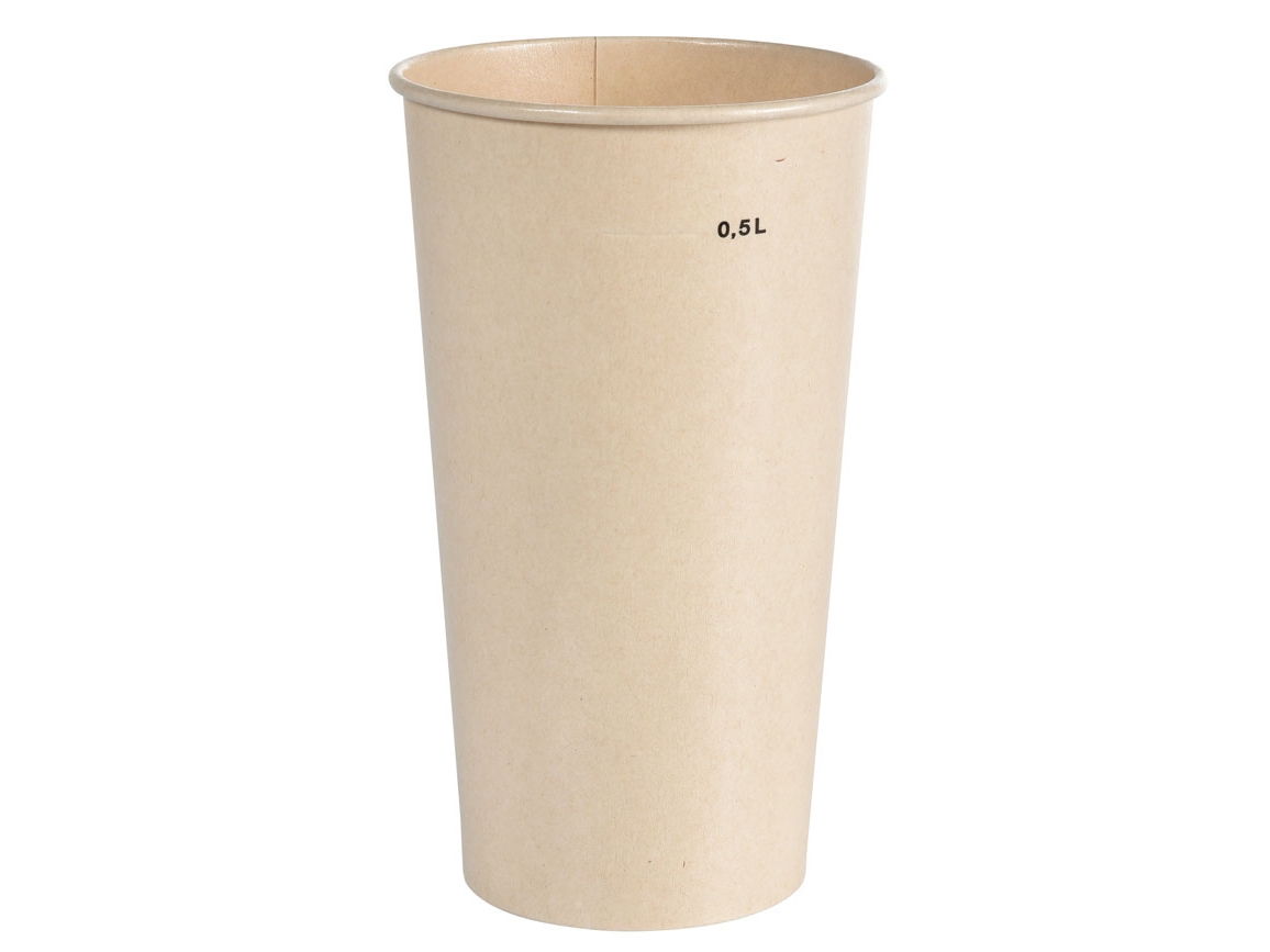Duni Breeze, 590 ml, Polylactid (PLA), Sukkerrør, Naturlig, 900 stk, Kasse, Kina