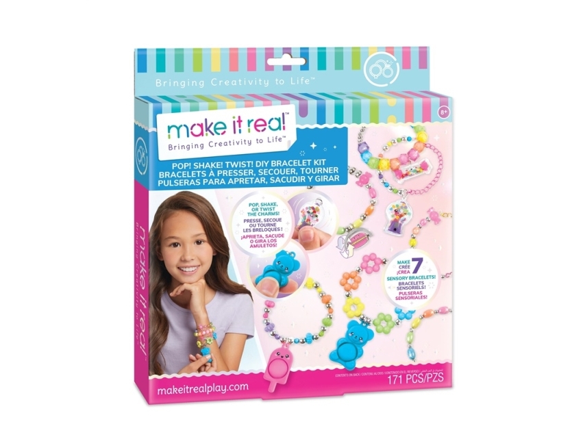 Make It Real Pop! Shake! Twist! Diy Bracelet Kit