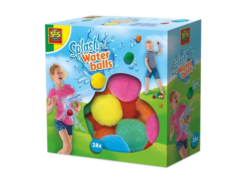 SES Creative 02229, Vattenballonger, Multifärg, 3 År, 28 styck | Utomhusleksaker - Glasögon & Dykmaske - Vattenpistoler | GameStuff
