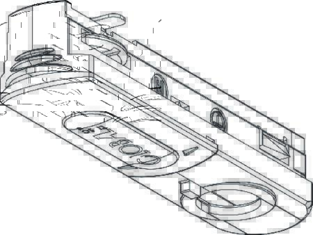 Global bas GB66-2 adapter 230V, 1-fas, Inkl. plastnippel GA57/10 och dragavlastning XTSA510, svart, 5 kg. dragkraft - PROFESSIONAL | Belysning - Inomhusbelysning - Infälld spotlight | GameStuff