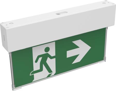 Way out Escape way armatur 23 m läsavstånd, vägg/tak, 3 timmar Batteri, inkl. piktogram (4 st) STANDARD | Belysning - Annan belysning | GameStuff