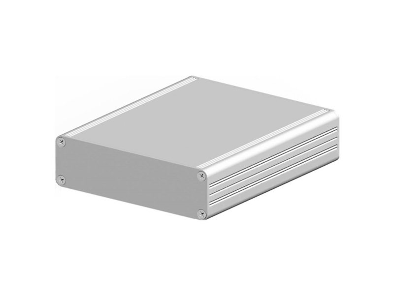 Fischer Elektronik Akg 105 22 160 Me Akg 105 22 160 Me Profil-Kabinet 105 X 22 X 160 Aluminium Eloxeret Sølv 1 Stk