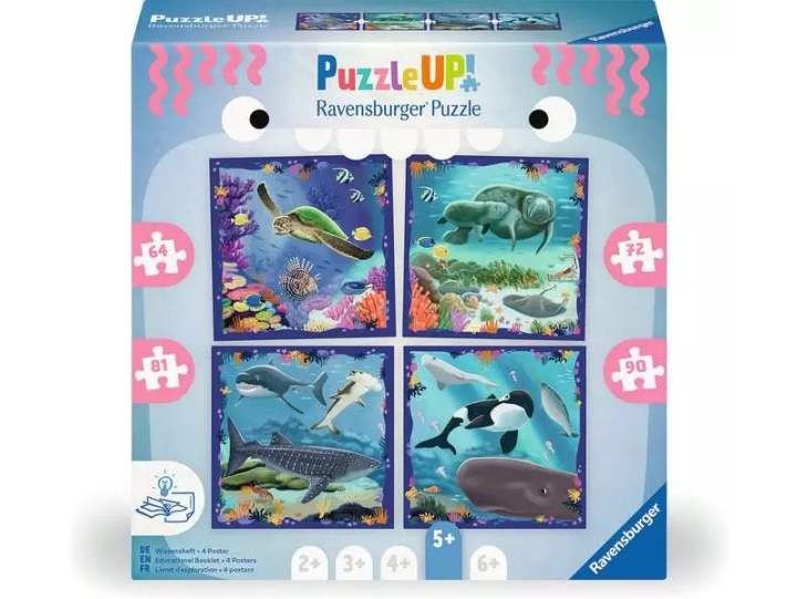 Ravensburger Puzzle Up! 5 Jahre Meerestiere, 64 Stück(E), Unterwasser, 5 Jahr(E)