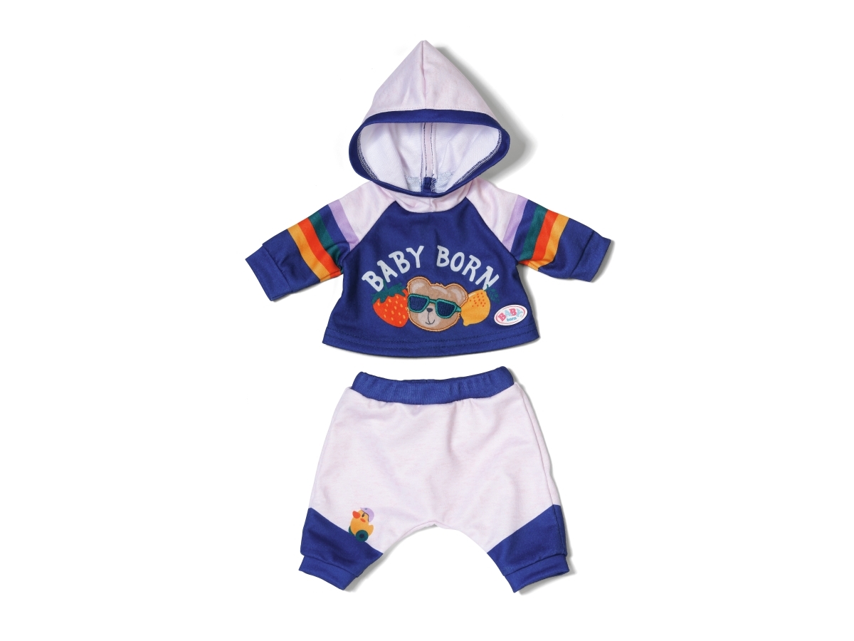 BABY born Jogging Suit Navy 43cm | Leksaker - Figurer & Dockor - Dockkläder och tillbehör | GameStuff