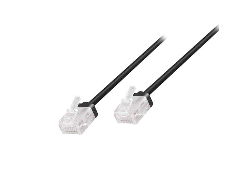 Logilink Cq3073u Rj45 Netzwerkkabel, Patchkabel Cat 6A U/Utp 5,00 M Schwarz Extrem Dünn, Extrem Flexibel, Flammhemmend, Halogenfrei 1 Stück