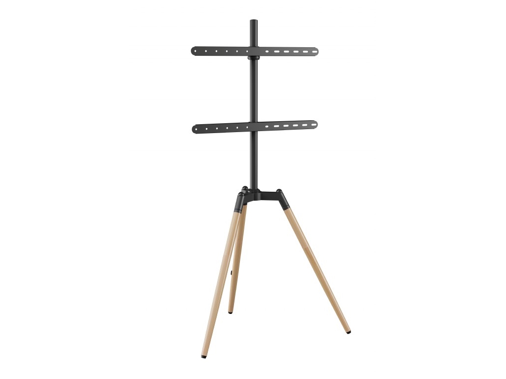 Gembird TV Tripod Gulvstativ - 70° Drejefunktion - Passer til 32-65" - VESA 100x100 - 600x400 - Max 32 kg - Sort - Maks 32 kg - Maks størrelse 65"