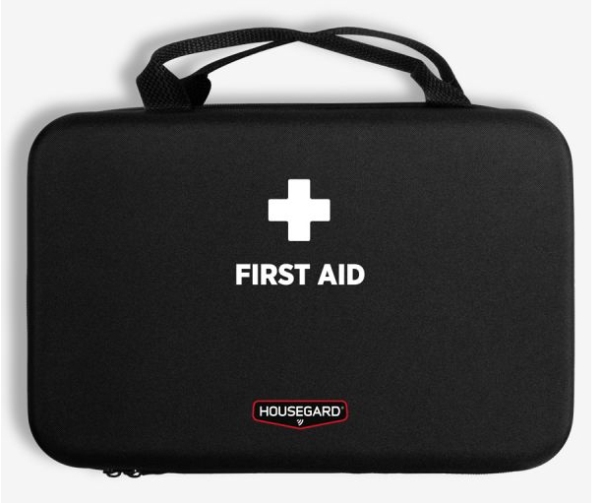 Housegard Premium, Kodin ensiapupakkaus, musta, vetoketju