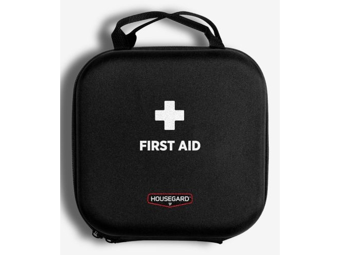Housegard Standard, Första hjälpen-låda till hemmet, Svart, Dragkedja | Kläder & Säkerhet - Säkerhetsutrustning - Första hjälpen | GameStuff