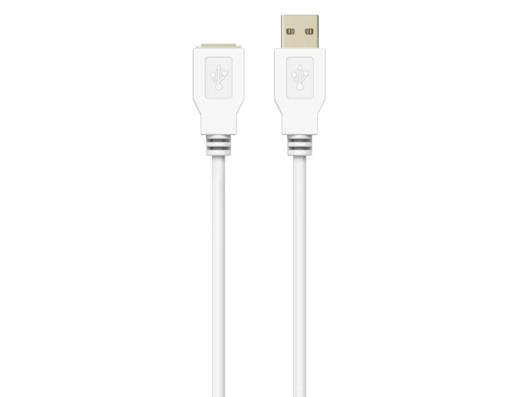 Sinox USB 2.0 förlängningskabel. 5m. Vit | Datortillbehör - Kablar & adaptrar - Datakablar | GameStuff