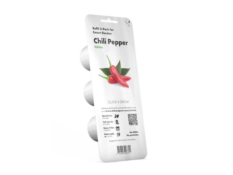 Click & Grow - Smart Garden Refill 3-pak - Chili Pepper (SGR6X3)