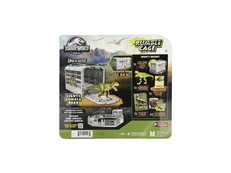 Jurassic Rebirth Battles Rumble Cage | Leksaker - Figurer & Dockor | GameStuff
