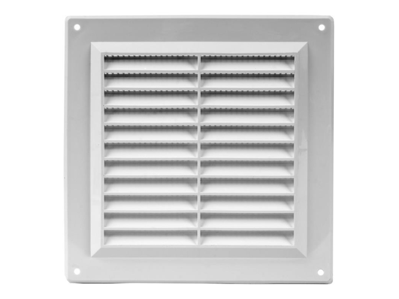 Lüftungsgitter 150X150, Weiss