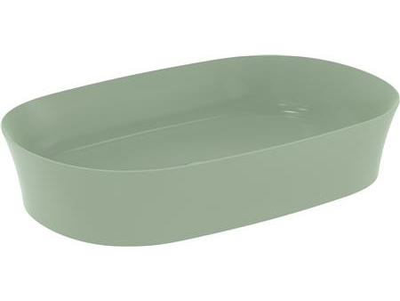 IDEAL STANDARD IPALYSS - Tvättställsskål 600x380x120 mm i salvia grön, Utan kranhål, Utan bräddavlopp - Diamatec | N - A | GameStuff