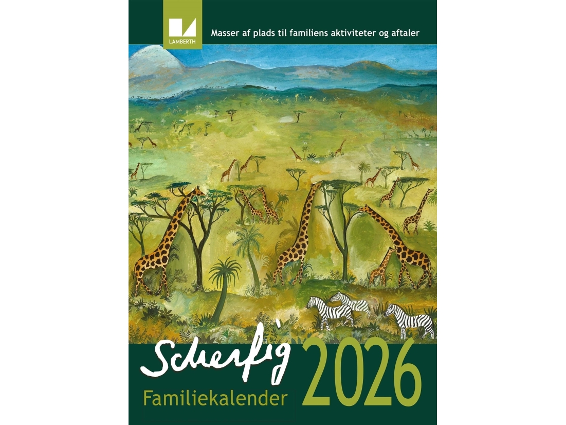 Hans Scherfigs familjekalender 2026 | Böcker - Årliga publikationer | GameStuff