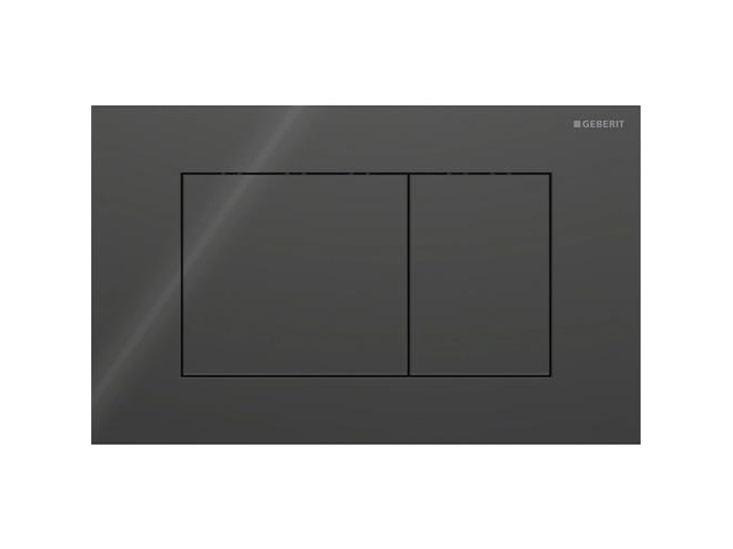 Geberit Sigma40 betjeningplade - Til dobbeltskyl square Sort