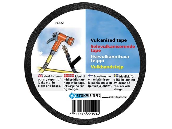 Tape självvulkaniserande 25mm 10m sortering | Kontorsmaterial - Tejp & dispensrar - Special tejp | GameStuff