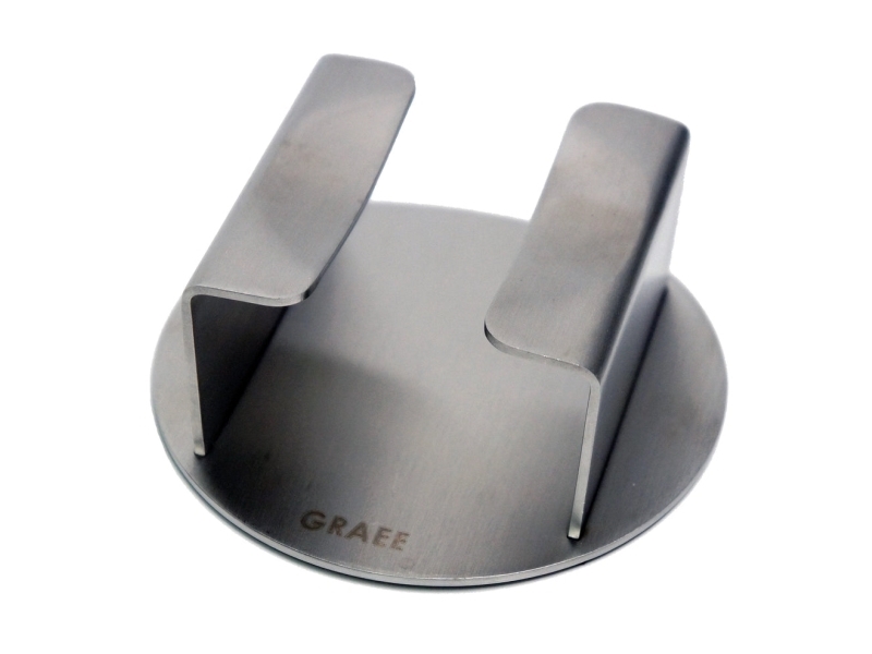 Graef 145781, Tamper, Rustfrit Stål, Sølv, 1 Stk, 120 Mm, 112 Mm