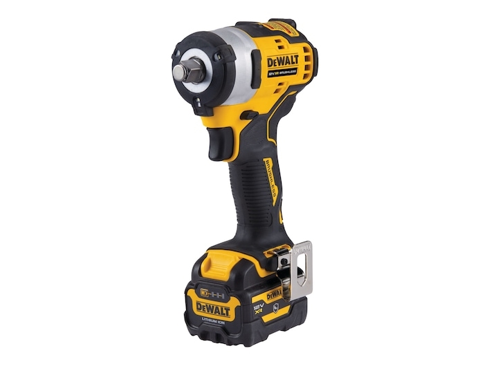 DeWALT DCF901P1G-QW, Mutterdragare, Pistolhandtag, 1/2, Svart, Gul, 2850 RPM, 340 nm