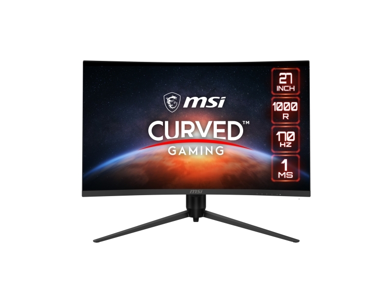 MSI G271CQPDE E2, 68,6 cm (27), 2560 x 1440 pixlar, Wide Quad HD, LED, 1 ms, Svart | Spel - Bildskärmar & tillbehör - Bildskärmar | GameStuff