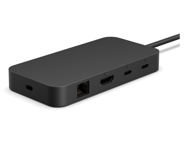 Microsoft Surface Usb4 Dock, Ledningsført, Usb4, 1000 Mbit/S, Sort, 60 Hz, Kensington