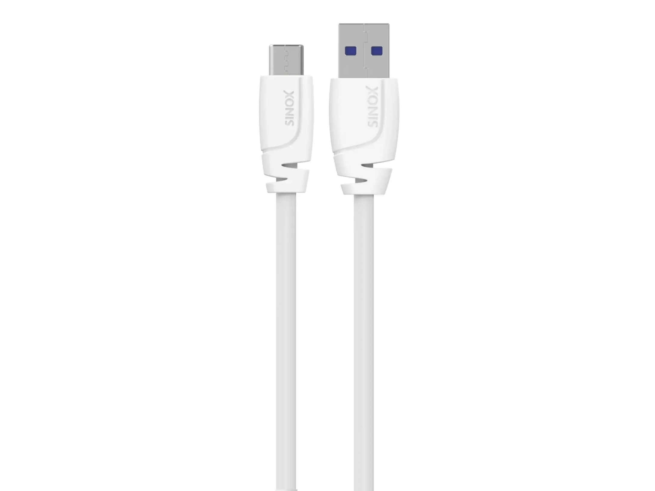 Sinox SXI05161, 1 m, USB C, USB A, USB 3.2 Gen 1 (3.1 Gen 1), 5 Gbit/s, Vit | Datortillbehör - Kablar & adaptrar - Datakablar | GameStuff