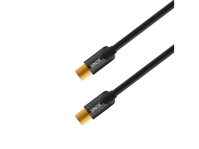 Sinox HD Premium - Antennkabel - IEC-kontakt hane till IEC-kontakt hane | Datortillbehör - Kablar & adaptrar - Bildkablar | GameStuff