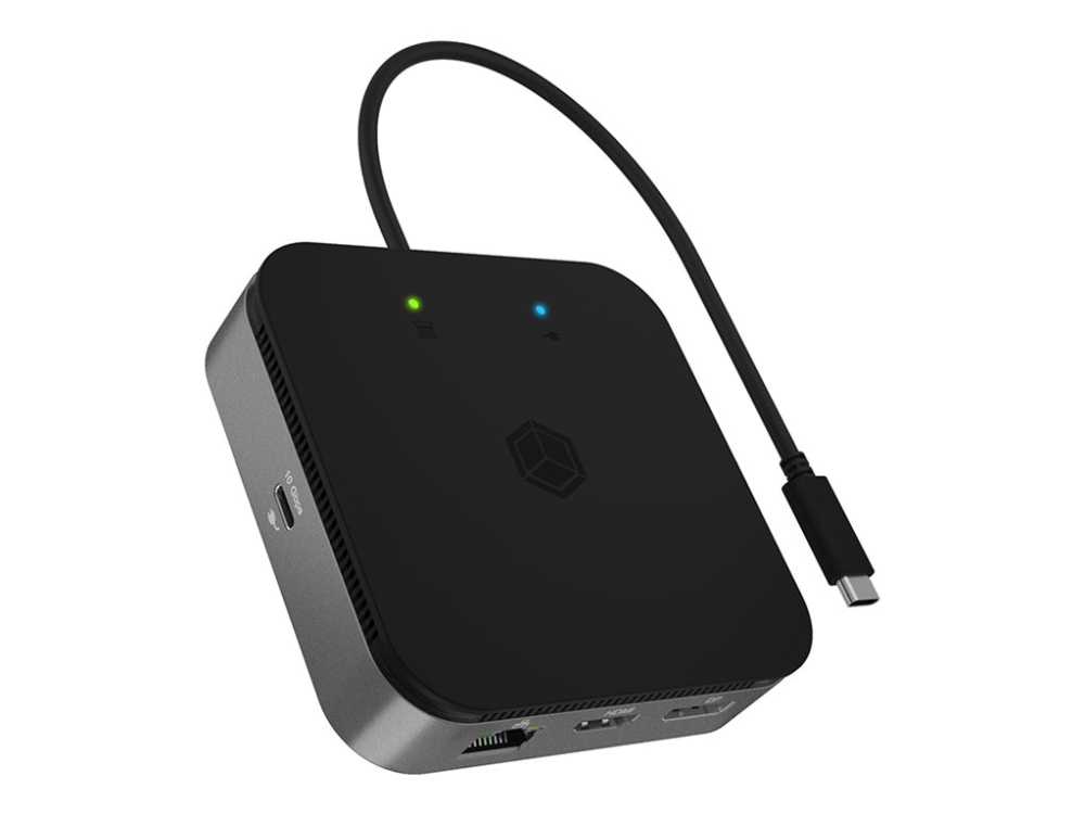Icy Box 7-In-1 - Dockingstation - Usb-C 3.2 Gen 2 / Thunderbolt 3 / Thunderbolt 4 - Hdmi, Dp - 1Gbe
